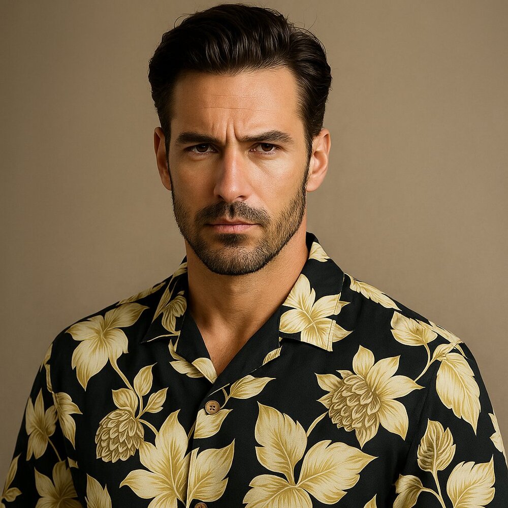 Tommy Bahama 100% Silk Floral Button-Down Shirt – Size XL